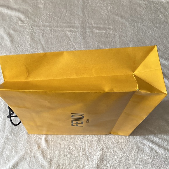 Fendi paper shopping bag with ribbon string - Picture 11 of 16